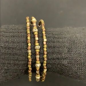 Silpada wrap bracelet metal beaded